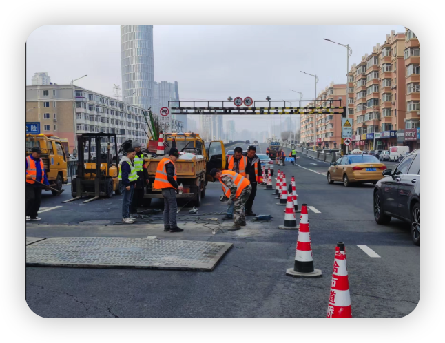 嘉善道路维修施工队：城市建设的守护者